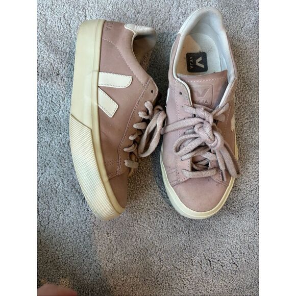 Veja Campo Chromefree Leather Babe / White, Sz 5, $168 - Picture 8 of 10